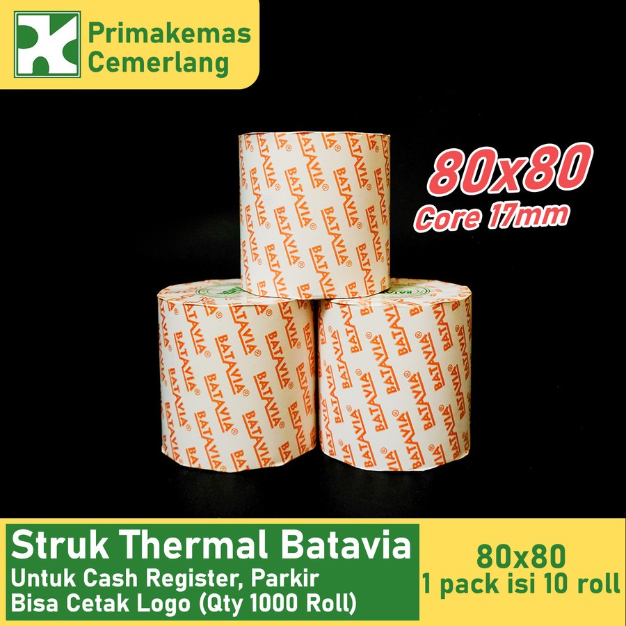BATAVIA THERMAL PAPER RECEIPT / STRUK PAPER (80 X 80) 
