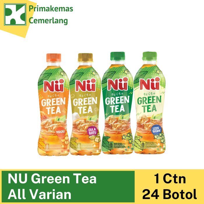 NU Green Tea All Variants / 330ml / 450ml (24 Bottles/Ctn) 