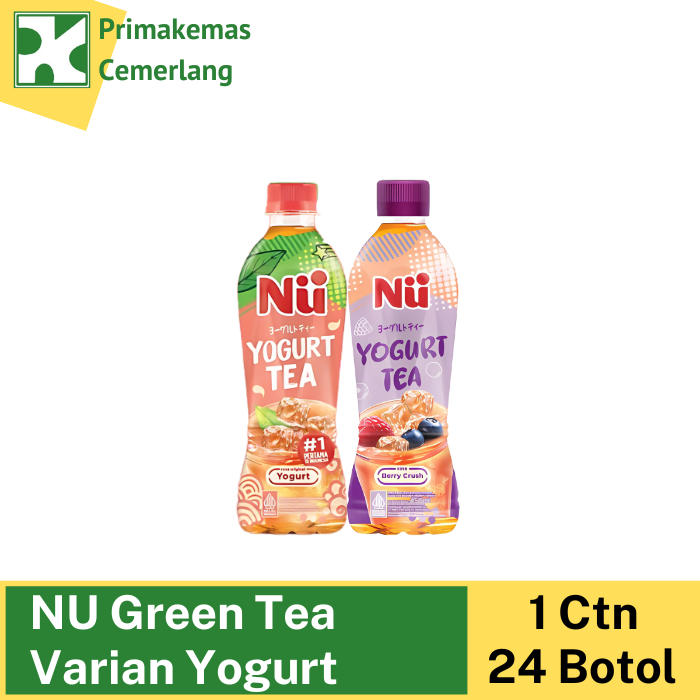 NU Green Tea Yogurt Variant / 310ml / 450ml (12 / 24 Bottles / Ctn) 